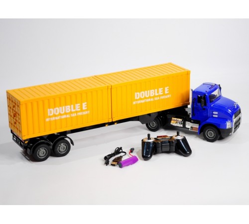 Радиоуправляемый тягач на 2 контейнера Double Eagle MACK 1/26 2.4G RTR