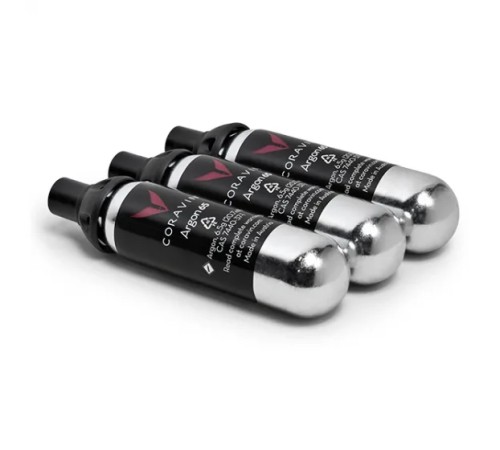 3 капсулы с газом Аргон для систем Coravin