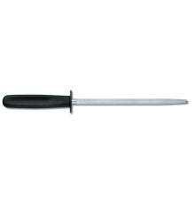 Мусат VICTORINOX, 20 см, круглое сечение, чёрная рукоять