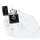 Зажигалка ZIPPO Mystic Nature Design с покрытием Black Ice®, латунь/сталь, черная, 38x13x57 мм