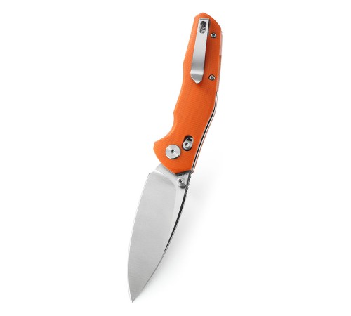 Нож Bestechman Ronan сталь 14C28N, рукоять G10 оранжевая