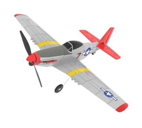 Радиоуправляемый самолет Volantex RC P51D 400мм (синий) 2.4G 4ch LiPo RTF with Gyro
