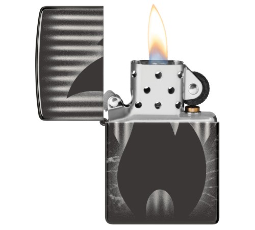 Зажигалка ZIPPO Classic с покрытием High Polish Black, латунь/сталь, черная, глянцевая, 38x13x57 мм