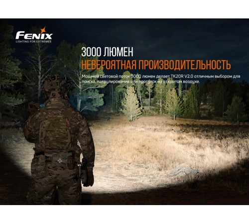 Фонарь Fenix TK20R  V2.0, TK20RV20