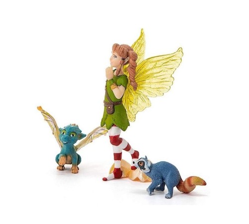 Фигурка Schleich Эльфийка Марвин с Нугуром и Пиу, MOVIE