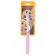 Нож cтоловый OKROSHKA САЛАТ, лезвие 11 см, с серрейторной заточкой, розовая ручка