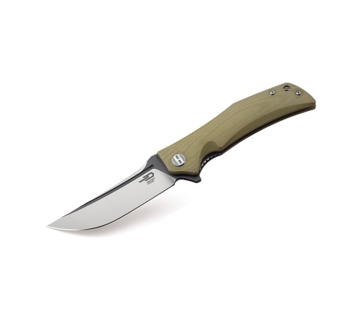 Нож Bestech Scimitar сталь D2, рукоять G10 бежевая