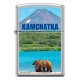 Зажигалка ZIPPO Камчатка с покрытием Satin Chrome™, латунь/сталь, серебристая, матовая, 38x13x57 мм