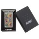 Зажигалка ZIPPO Slim® с покрытием High Polish Chrome, латунь/сталь, серебристая, 29x10x60 мм