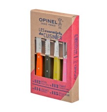 Набор ножей Opinel Less Essentieles, нержавеющая сталь, (4 шт./уп.), 001452