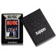 Зажигалка ZIPPO AC/DC® с покрытием Street Chrome™, латунь/сталь, серебристая, матовая, 38x13x57 мм