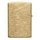 Зажигалка ZIPPO Classic с покрытием Tumbled Brass, латунь/сталь, золотистая, матовая, 38x13x57 мм