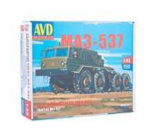 Сборная модель AVD Седельный тягач МАЗ-537, 1/43