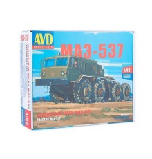 Сборная модель AVD Седельный тягач МАЗ-537, 1/43