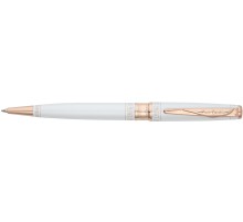 Ручка шариковая Pierre Cardin SECRET Business, цвет - белый с орнаментом. Упаковка B