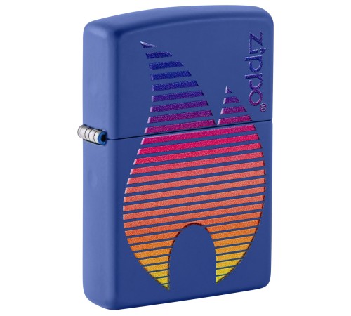 Зажигалка ZIPPO Classic с покрытием Royal Blue Matte, латунь/сталь, синяя, матовая, 38x13x57 мм