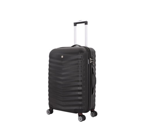Чемодан WENGER FRIBOURG, чёрный, АБС-пластик, 45x27x66 см, 64 л