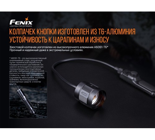 Выносная тактическая кнопка Fenix AER-04 для след фонарей HT18/ TK22 UE/ TK30/ TK22 V2.0
