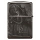 Зажигалка ZIPPO Lisa Parker с покрытием High Polish Black, латунь/сталь, чёрная, 38x13x57 мм