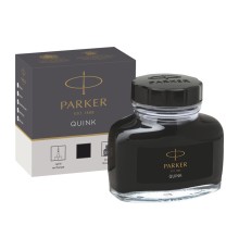 Флакон чернил Parker для перьевой ручки, чернила черного цвета, 57 мл