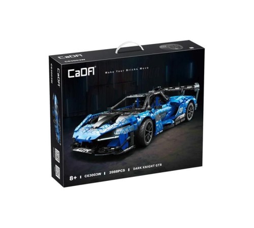 Конструктор CADA спортивный автомобиль Dark Knight GTR (2088 деталей)