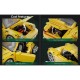 Конструктор CaDA спорткар RUF CTR Yellowbird 1/12 (1515 деталей)