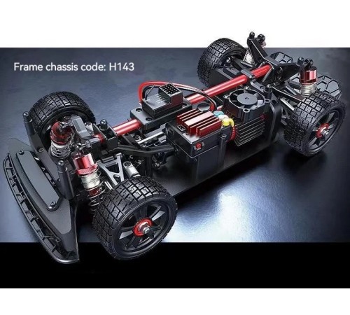 Радиоуправляемая машина для дрифта MJX Hyper Go 14302 Lancia Delta Brushless 4WD 2.4G LED 1/14 RTR