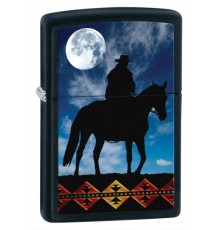 Зажигалка ZIPPO Classic с покрытием Black Matte, латунь/сталь, чёрная, матовая, 36x12x56 мм