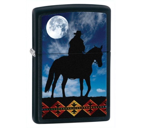 Зажигалка ZIPPO Classic с покрытием Black Matte, латунь/сталь, чёрная, матовая, 36x12x56 мм