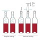 Вакуумный насос для вина Vacu Vin Stainless Steel + 2 пробки (подарочная упаковка)