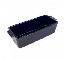 Прямоугольная форма для хлеба Peugeot Ceramic, 11х31 см, Франция, синяя
