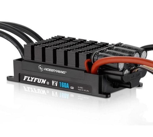 Бесколлекторный регулятор Hobbywing FLYFUN-160A-HV-OPTO-V5 (160A-200A, Aircraft)