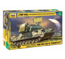 Сборная модель ZVEZDA Российский зенитно-ракетный комплекс ТОР M2, 1/35