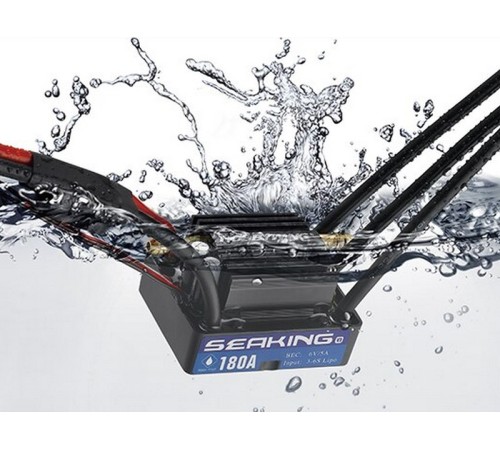 Бесколлекторный регулятор Hobbywing Seaking-180A-V3-CTP (180A-1080A, Boat) влагозащищённый