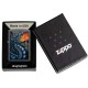 Зажигалка ZIPPO Fiery Dragon с покрытием Iron Stone, латунь/сталь, серая, матовая, 38x13x57 мм