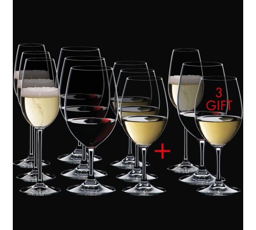 Набор бокалов для вина и шампанского Riedel Ouverture 12 шт.