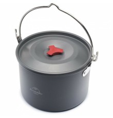 Котелок Naturehike NH17D021-G туристический  подвесной  4-6 персон серый, 6927595723173