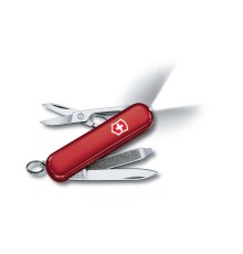 Нож-брелок VICTORINOX Swiss Lite, 58 мм, 7 функций, красный