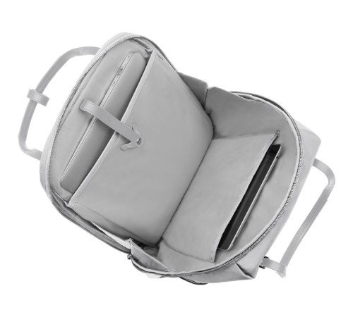 Сумка-рюкзак VICTORINOX Victoria Harmony 15,6'', серебристая, нейлон/кожа/микрозамша, 28x13x41 см