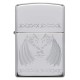 Зажигалка ZIPPO Dancing Dragons с покрытием High Polish Chrome, латунь/сталь, серебро, 38x13x57 мм