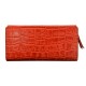 Кошелёк Cross Bebe Coco, кожа наппа фактурная, цвет красный/бежевый, 19,5 х 10,5 х 3 см