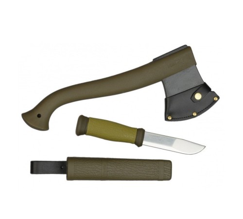 Набор Morakniv Outdoor Kit MG, нож Mora 2000 + топор (зеленый), 1-2001