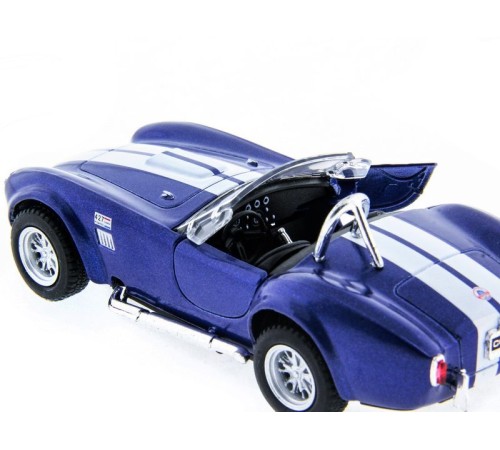 Машина Kinsmart Shelby Cobra 427 1965 инерция (1/12шт.) 1:32 б/к