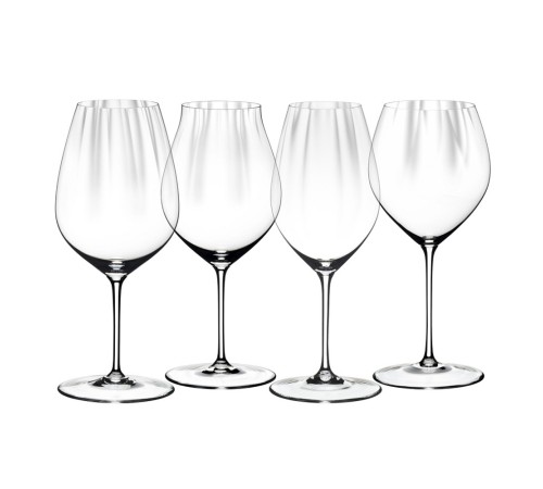 Набор разных бокалов для вина Riedel Performance 4 шт Cabernet/Riesling/ Chardonnay/ Pinot Noir