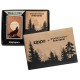 Зажигалка ZIPPO WOODCHUCK с покрытием Street Chrome™, латунь/сталь/дерево, серебристая, 38x13x57 мм
