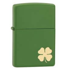 Зажигалка ZIPPO Classic с покрытием Moss Green Matte, латунь/сталь, зелёная, матовая, 36x12x56 мм