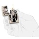 Зажигалка ZIPPO Classic с покрытием Cream Matte, латунь/сталь, кремовая, матовая, 38x13x57 мм