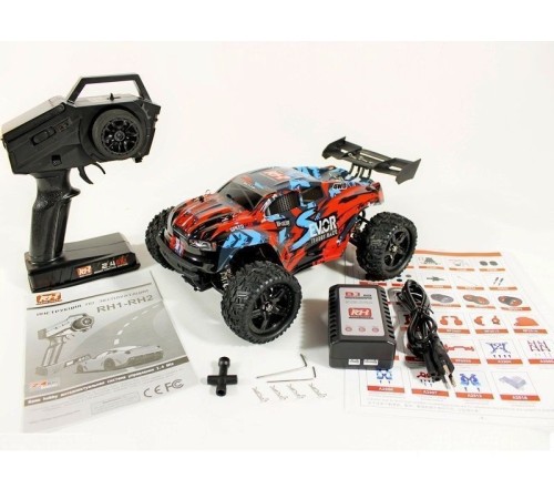 Радиоуправляемая трагги Remo Hobby S EVO-R (красный) 4WD 2.4G 1/16 RTR