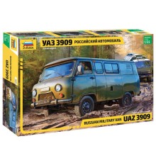 Сборная модель ZVEZDA Российский автомобиль УАЗ 3909, 1/35