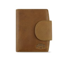 Бумажник KLONDIKE RUSH «Jenny», натуральная кожа в коньячном цвете, 11 х 12,5 х 2,5 см
